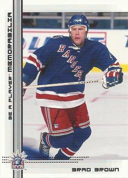 #475 Brad Brown - New York Rangers - 2000-01 Be a Player Memorabilia Hockey