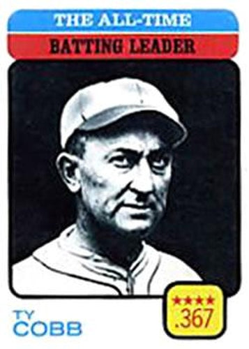 #475 The All-Time Batting Leader - Ty Cobb - Detroit Tigers - 1973 Topps Baseball