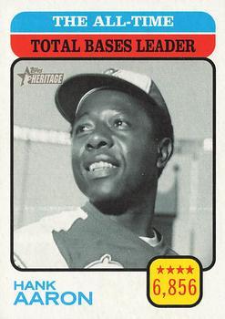 #475 Hank Aaron - Atlanta Braves - 2022 Topps Heritage Baseball