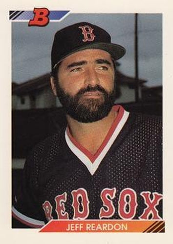 #475 Jeff Reardon - Boston Red Sox - 1992 Bowman Baseball