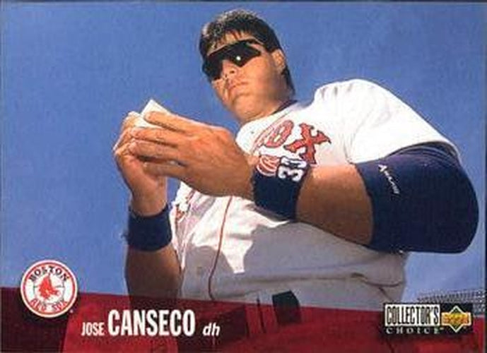 #475 Jose Canseco - Boston Red Sox - 1996 Collector's Choice Baseball