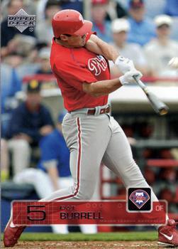 #475 Pat Burrell - Philadelphia Phillies - 2003 Upper Deck Baseball