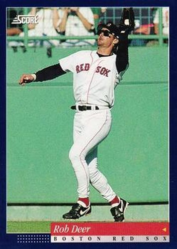 #475 Rob Deer - Boston Red Sox -1994 Score Baseball