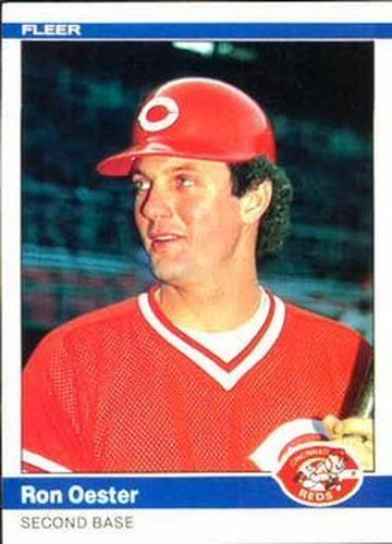 #475 Ron Oester - Cincinnati Reds - 1984 Fleer Baseball