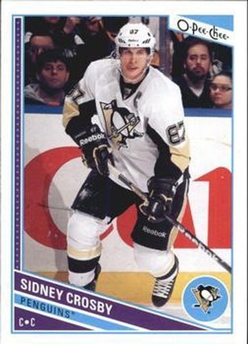#475 Sidney Crosby - Pittsburgh Penguins - 2013-14 O-Pee-Chee Hockey