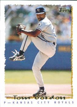#475 Tom Gordon - Kansas City Royals - 1995 Topps Baseball