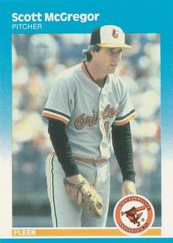 #475 Scott McGregor - Baltimore Orioles - 1987 Fleer Baseball