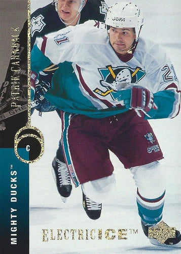 #475 Patrik Carnback - Anaheim Mighty Ducks - 1994-95 Upper Deck Hockey - Electric Ice