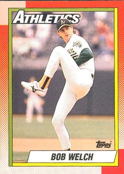 #475 Bob Welch - Oakland Athletics - 1990 O-Pee-Chee Baseball