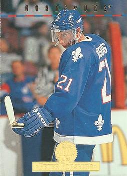 #475 Peter Forsberg - Quebec Nordiques - 1994-95 Leaf Hockey