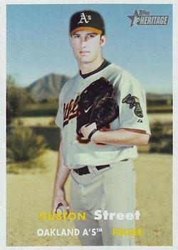 #475a Huston Street - Oakland Athletics - 2006 Topps Heritage Baseball
