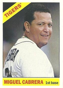 #475a Miguel Cabrera - Detroit Tigers - 2015 Topps Heritage Baseball
