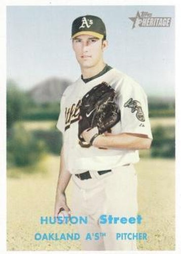 #475b Huston Street - Oakland Athletics - 2006 Topps Heritage Baseball