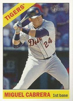 #475c Miguel Cabrera - Detroit Tigers - 2015 Topps Heritage Baseball