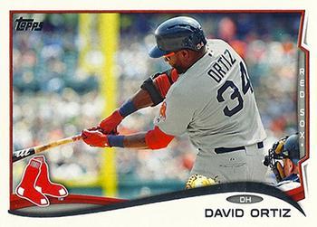 #475e David Ortiz - Boston Red Sox - 2014 Topps Baseball