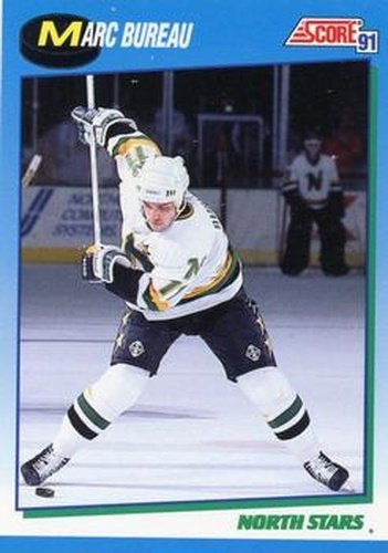 #476 Marc Bureau - Minnesota North Stars - 1991-92 Score Canadian Hockey