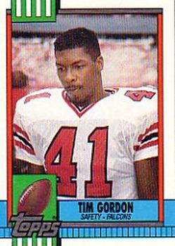 #476 Tim Gordon - Atlanta Falcons - 1990 Topps Football