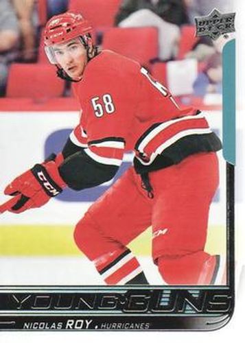 #476 Nicolas Roy - Carolina Hurricanes - 2018-19 Upper Deck Hockey