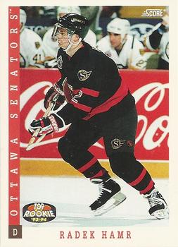 #476 Radek Hamr - Ottawa Senators - 1993-94 Score Canadian Hockey