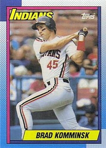 #476 Brad Komminsk - Cleveland Indians - 1990 Topps Baseball