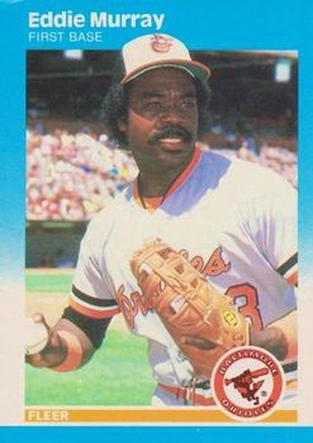 #476 Eddie Murray - Baltimore Orioles - 1987 Fleer Baseball