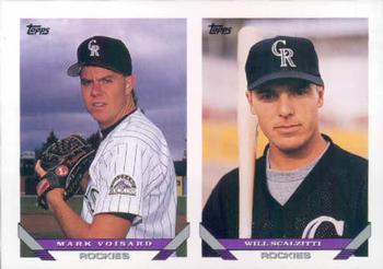 #476 Mark Voisard / Will Scalzitti - Colorado Rockies - 1993 Topps Baseball