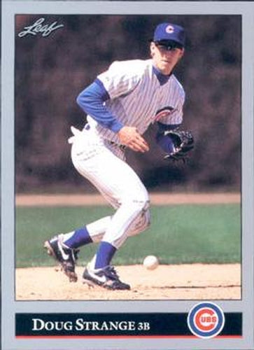 #476 Doug Strange - Chicago Cubs - 1992 Leaf Baseball