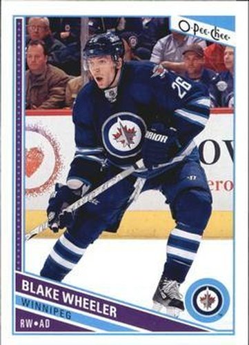#476 Blake Wheeler - Winnipeg Jets - 2013-14 O-Pee-Chee Hockey