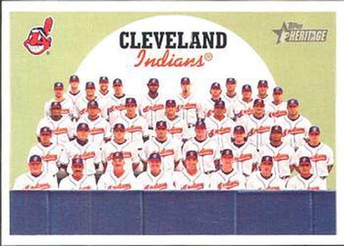 #476 Cleveland Indians - Cleveland Indians - 2008 Topps Heritage Baseball