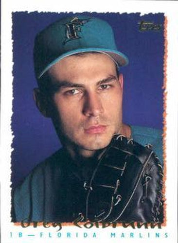 #476 Greg Colbrunn - Florida Marlins - 1995 Topps Baseball