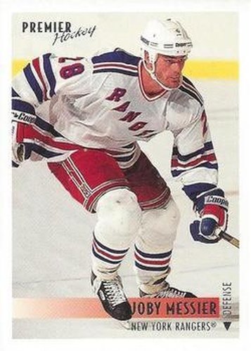 #476 Joby Messier - New York Rangers - 1994-95 Topps Premier Hockey