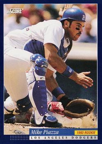 #476 Mike Piazza - Los Angeles Dodgers -1994 Score Baseball