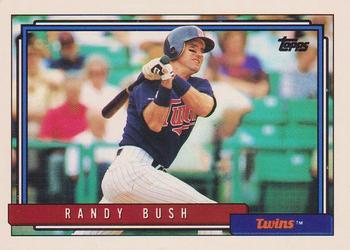 #476 Randy Bush - Minnesota Twins - 1992 Topps Baseball