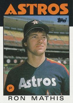 #476 Ron Mathis - Houston Astros - 1986 Topps Baseball