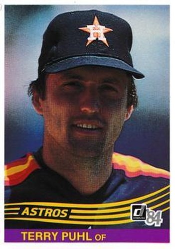 #476 Terry Puhl - Houston Astros - 1984 Donruss Baseball