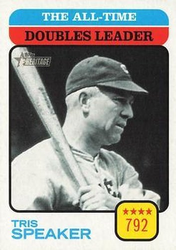 #476 Tris Speaker - Cleveland Indians - 2022 Topps Heritage Baseball