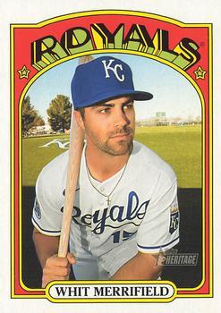 #476 Whit Merrifield - Kansas City Royals - 2021 Topps Heritage Baseball
