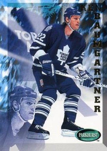 #476 Ken Baumgartner - Toronto Maple Leafs - 1995-96 Parkhurst International Hockey