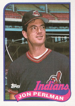 #476 Jon Perlman - Cleveland Indians - 1989 Topps Baseball