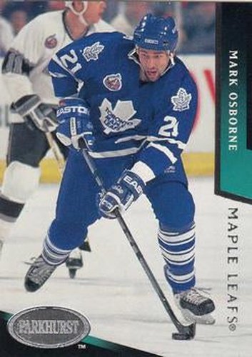 #476 Mark Osborne - Toronto Maple Leafs - 1993-94 Parkhurst Hockey