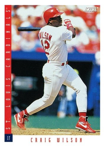 #476 Craig Wilson - St. Louis Cardinals - 1993 Score Baseball