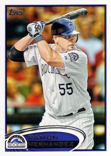 #476 Ramon Hernandez - Colorado Rockies - 2012 Topps Baseball