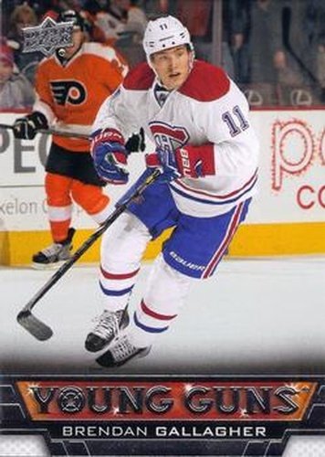 #477 Brendan Gallagher - Montreal Canadiens - 2013-14 Upper Deck Hockey