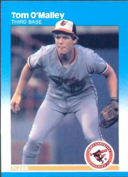 #477 Tom O'Malley - Baltimore Orioles - 1987 Fleer Baseball
