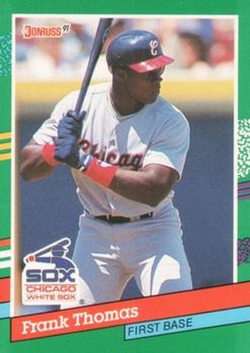 #477 Frank Thomas - Chicago White Sox - 1991 Donruss Baseball