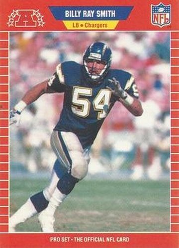 #477 Billy Ray Smith - San Diego Chargers - 1989 Pro Set Football