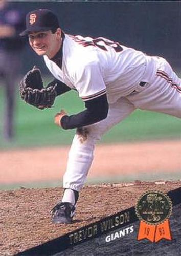 #477 Trevor Wilson - San Francisco Giants - 1993 Leaf Baseball