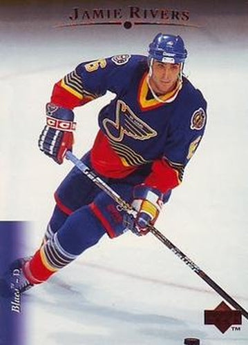 #477 Jamie Rivers - St. Louis Blues - 1995-96 Upper Deck Hockey
