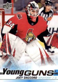 #477 Joey Daccord - Ottawa Senators - 2019-20 Upper Deck Hockey