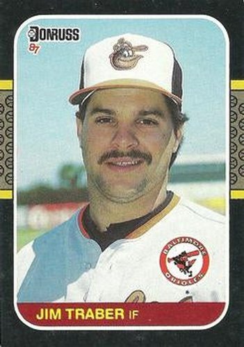 #477 Jim Traber - Baltimore Orioles - 1987 Donruss Baseball